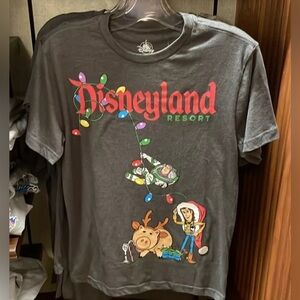 2024 Disneyland Christmas Toy Story Buzz Lightyear Woody and Hamm T-Shirt
